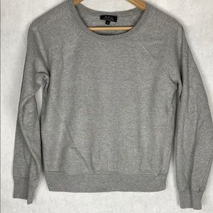 APC metallic grey sweatshirt S
